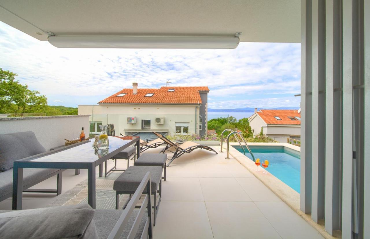Villa Solis Lacus Modern Apartment - Private Heated Pool - Smart Tv Sky X - Free Parking 奈维斯 外观 照片